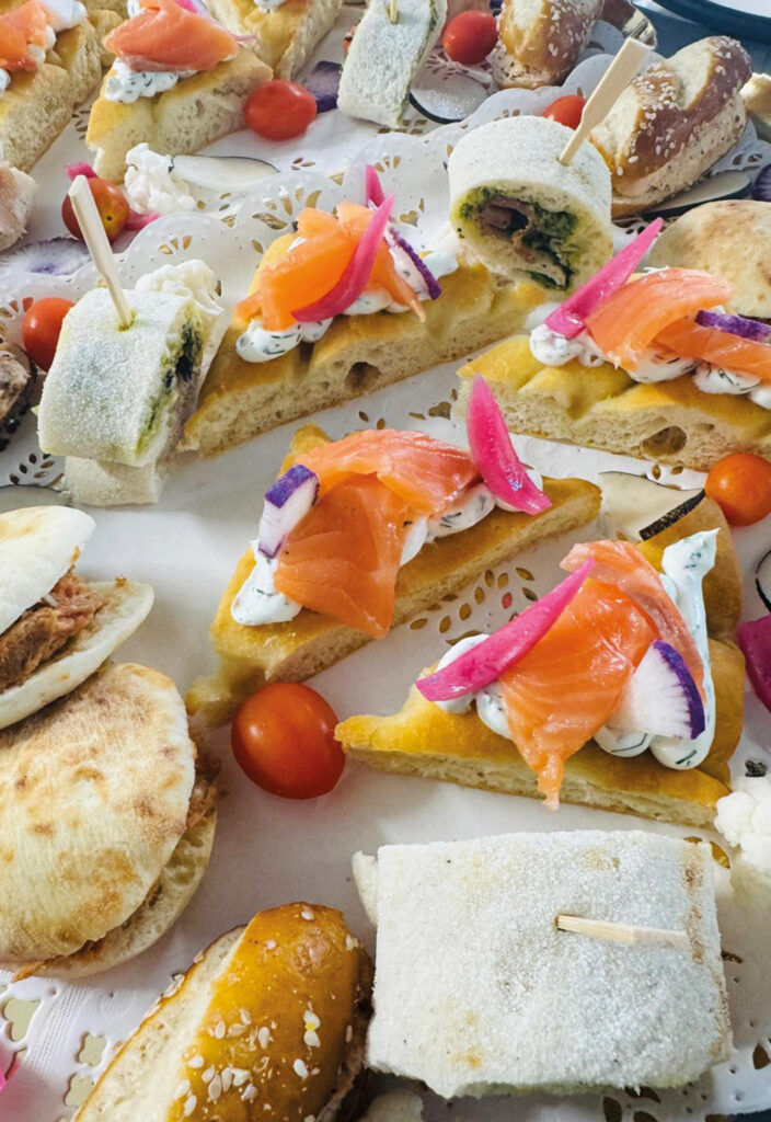 lea traiteur paimpol cocktail buffet évènement mariage bapteme saumon toast